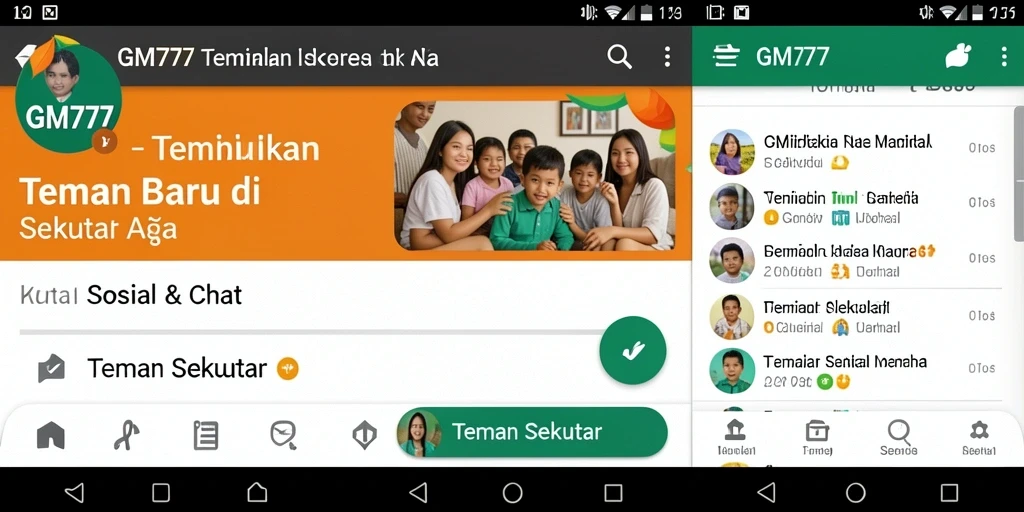 Tampilan antarmuka GM777 yang menarik dan interaktif