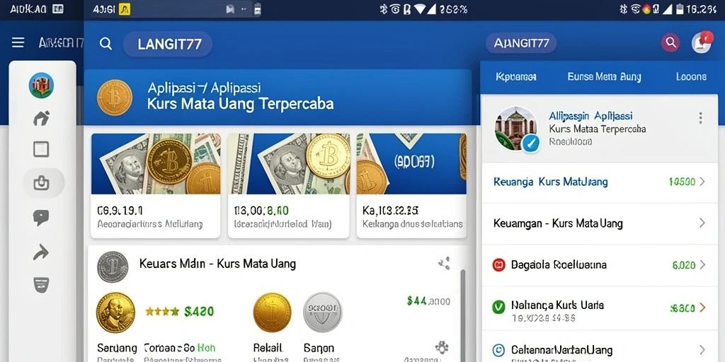 Tampilan antarmuka LANGIT77 yang modern dan fungsional.