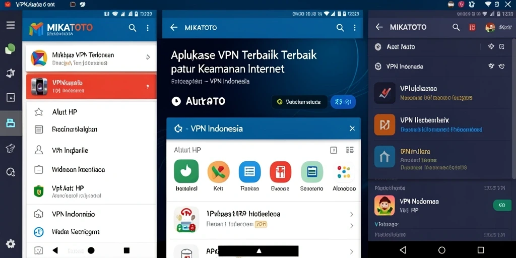 Tampilan antarmuka MIKATOTO yang sederhana dan efektif.